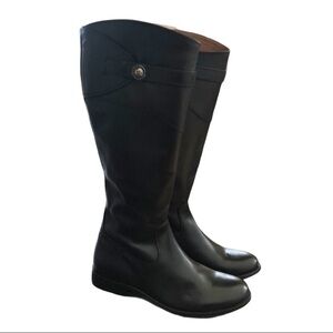 Frye Molly Button Tall Leather Riding Boots